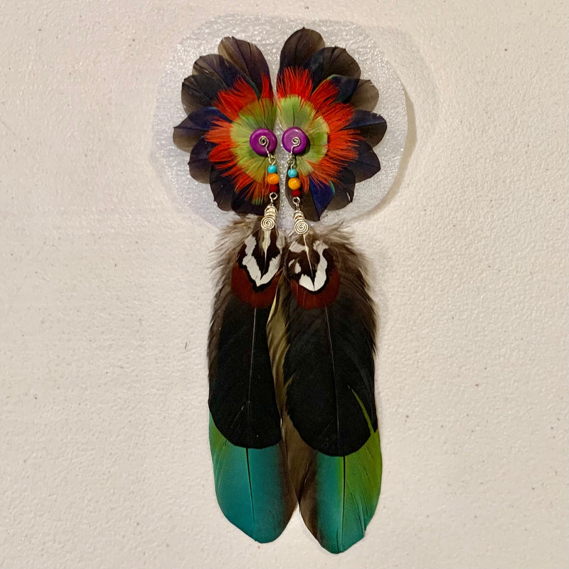 Feather wing Earrings 691
