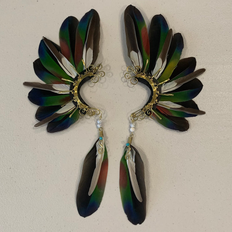 Feather wing Earrings 599