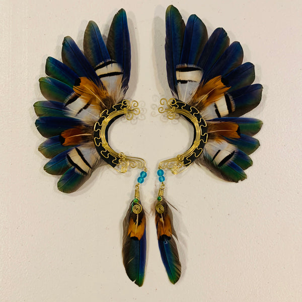 Feather wing cuff Earrings 870