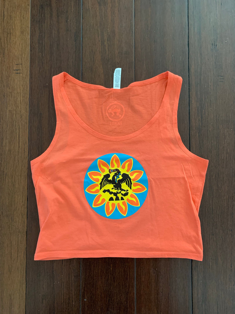 Crop Top - Ladies Mexica Flag