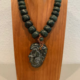 Necklace - Guatamala Jade Eagle Warrior 2