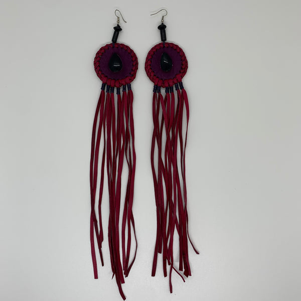 Leather Earrings 35