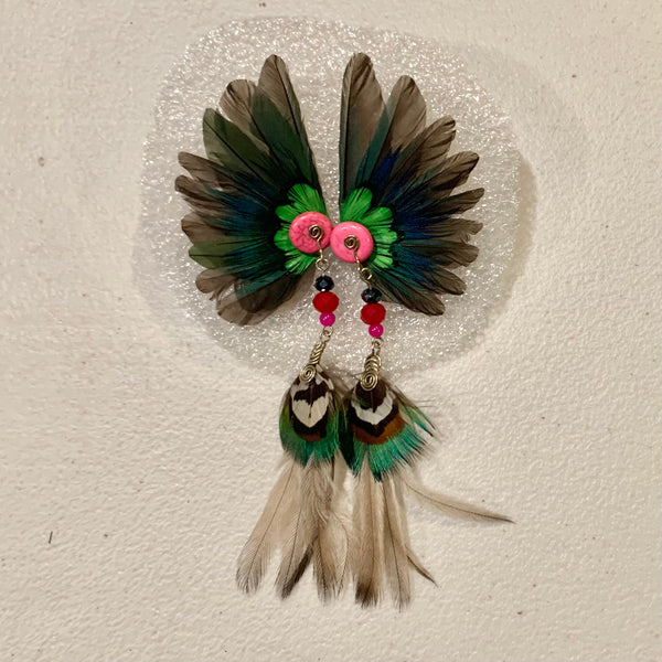 Feather wing Earrings 696