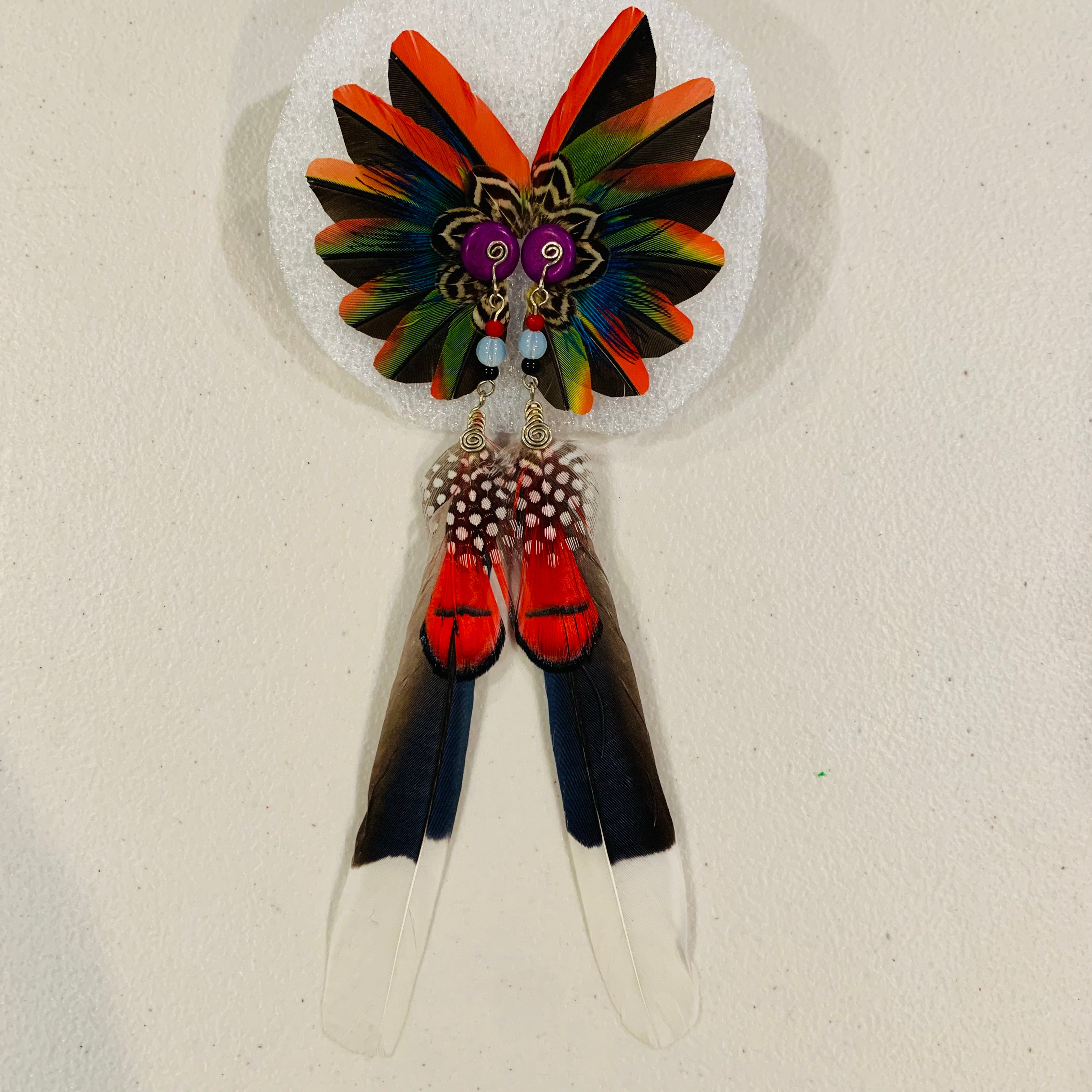 Feather wing Earrings 737