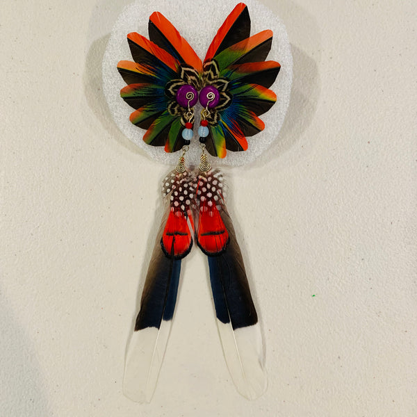 Feather wing Earrings 737