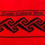 Bandana - 4 directions, red 22" x 22"