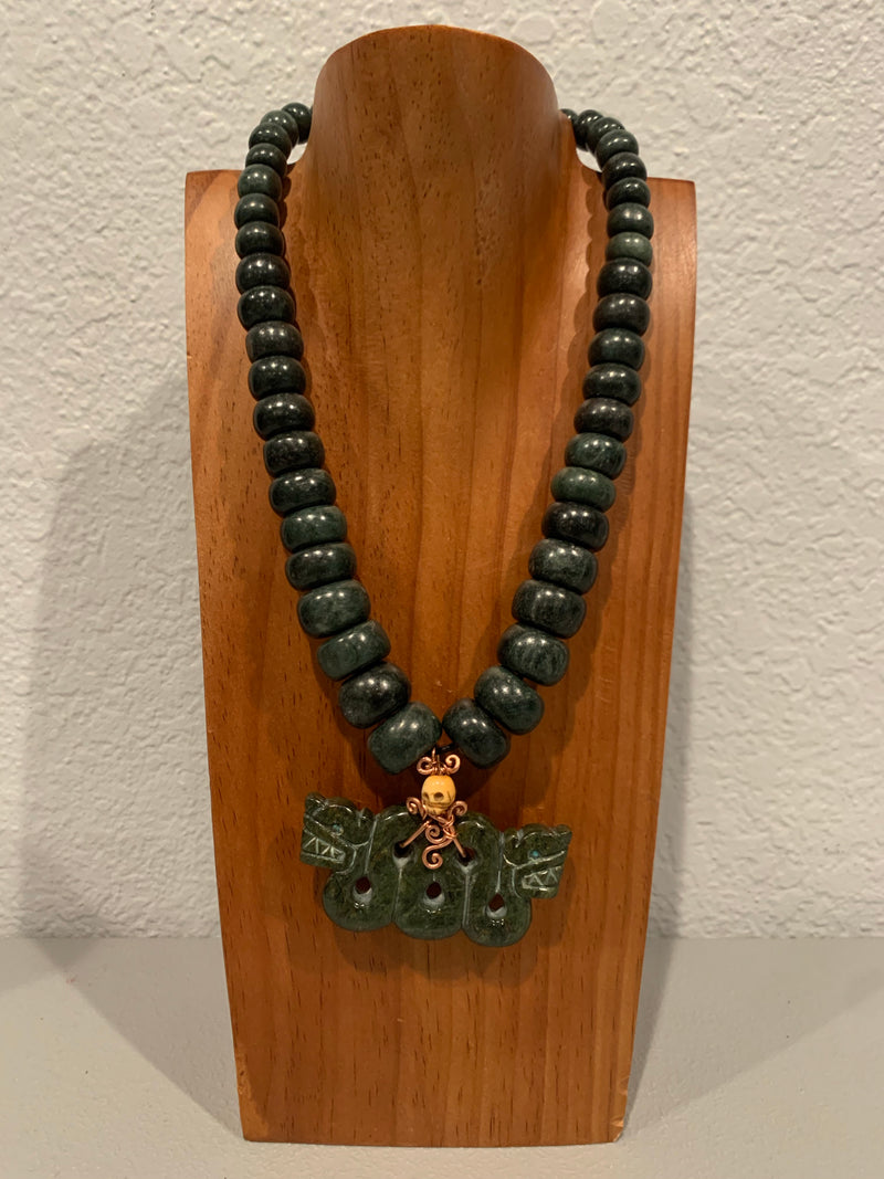 Necklace - Guatamala Jade Quetzalcoatl 19