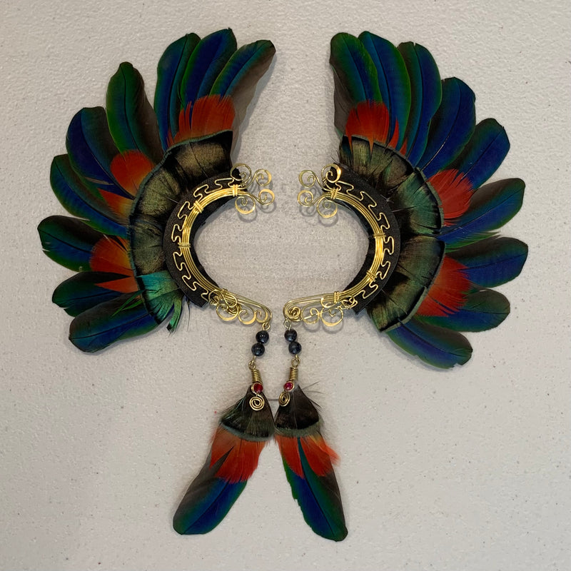 Feather wing Earrings 589