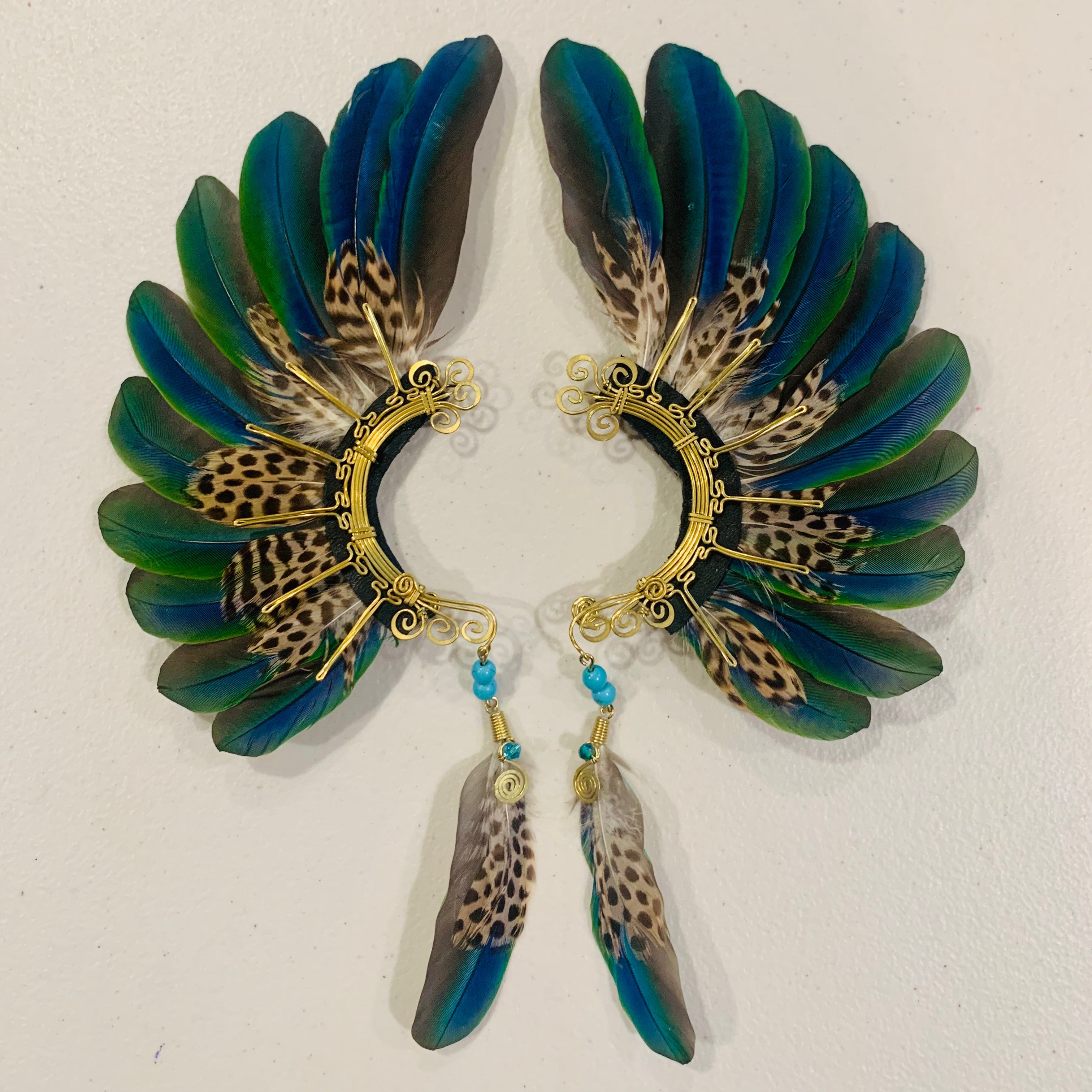 Feather wing cuff Earrings 860