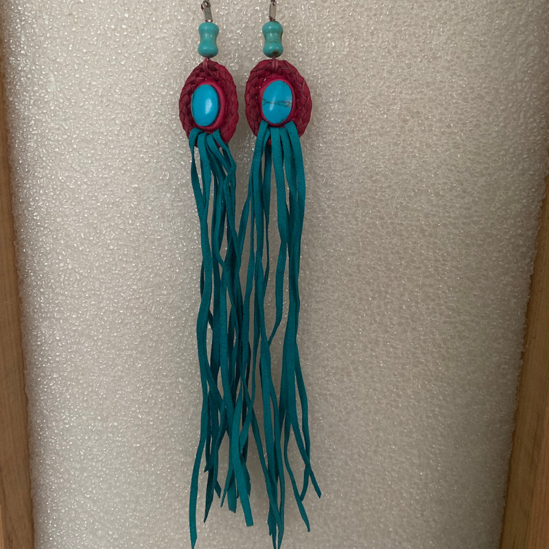 Leather Earrings 9