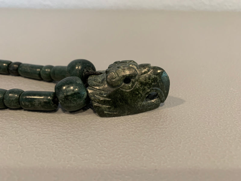 Necklace - Guatamala Jade Cuauhtli|Eagle