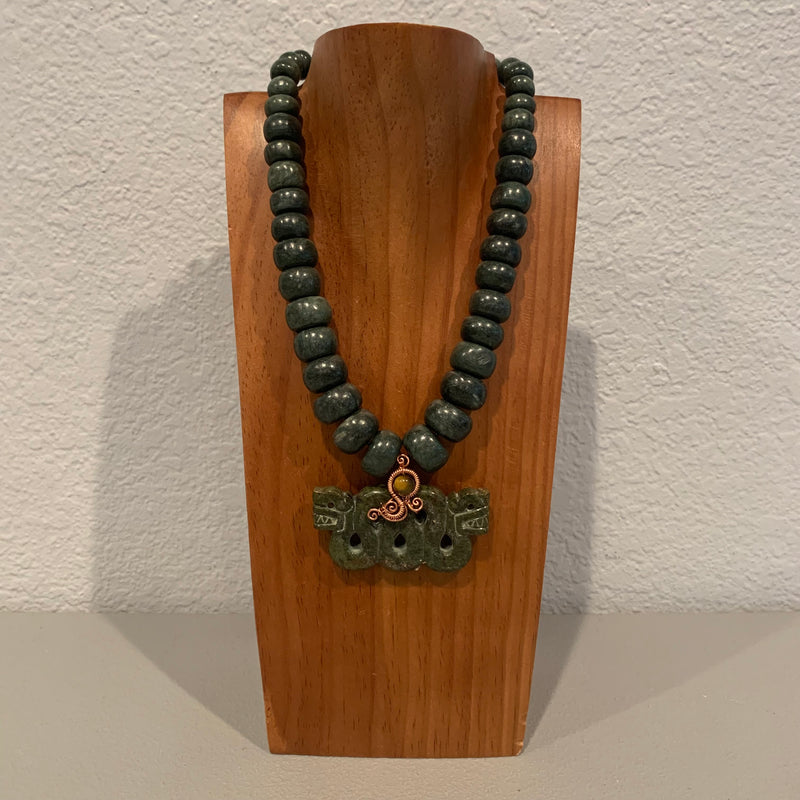Necklace - Guatamala Jade Quetzalcoatl 31