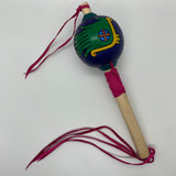 Aztec Dance Rattle painted 18