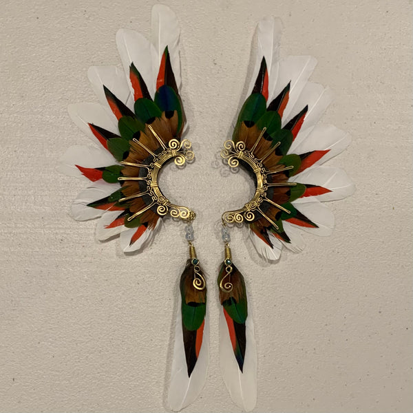 Feather wing Earrings 522