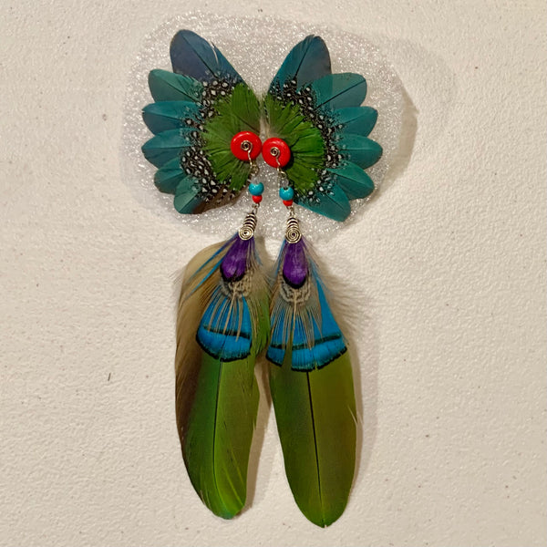 Feather wing Earrings 697