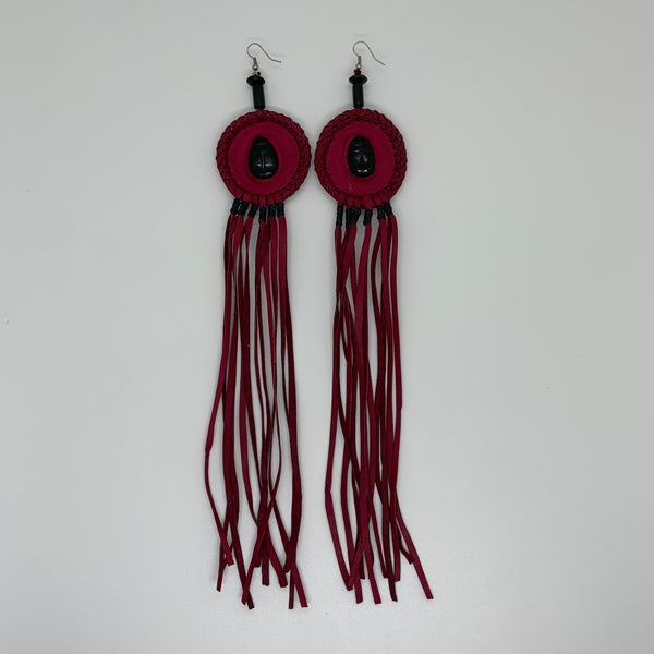 Leather Earrings 38