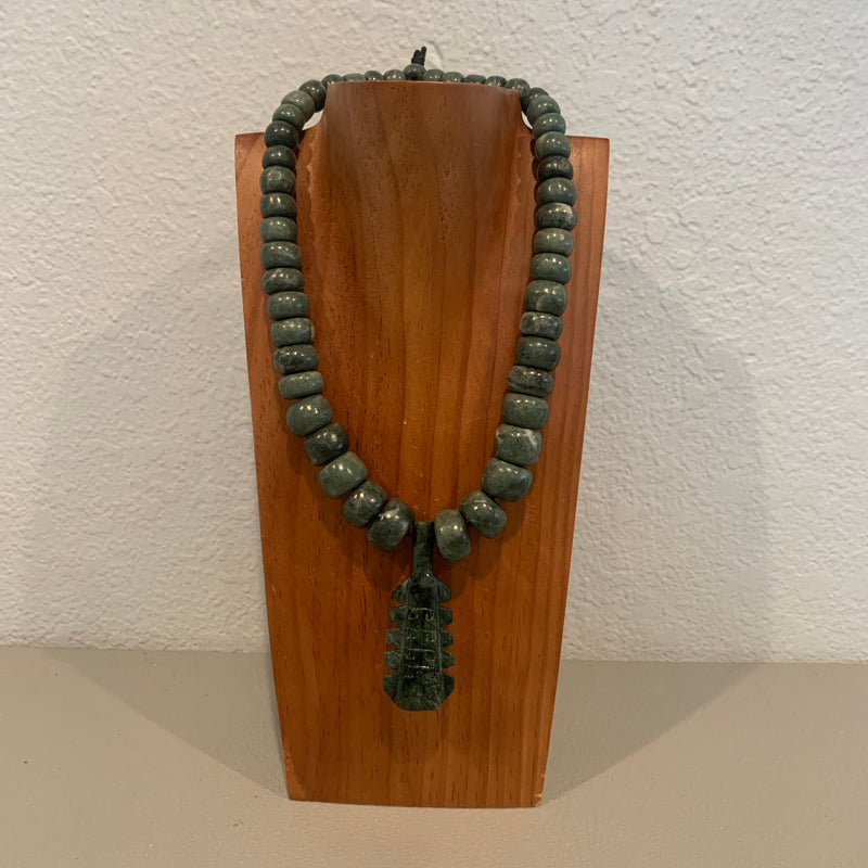 Necklace - Guatamala Jade Macuahuitl