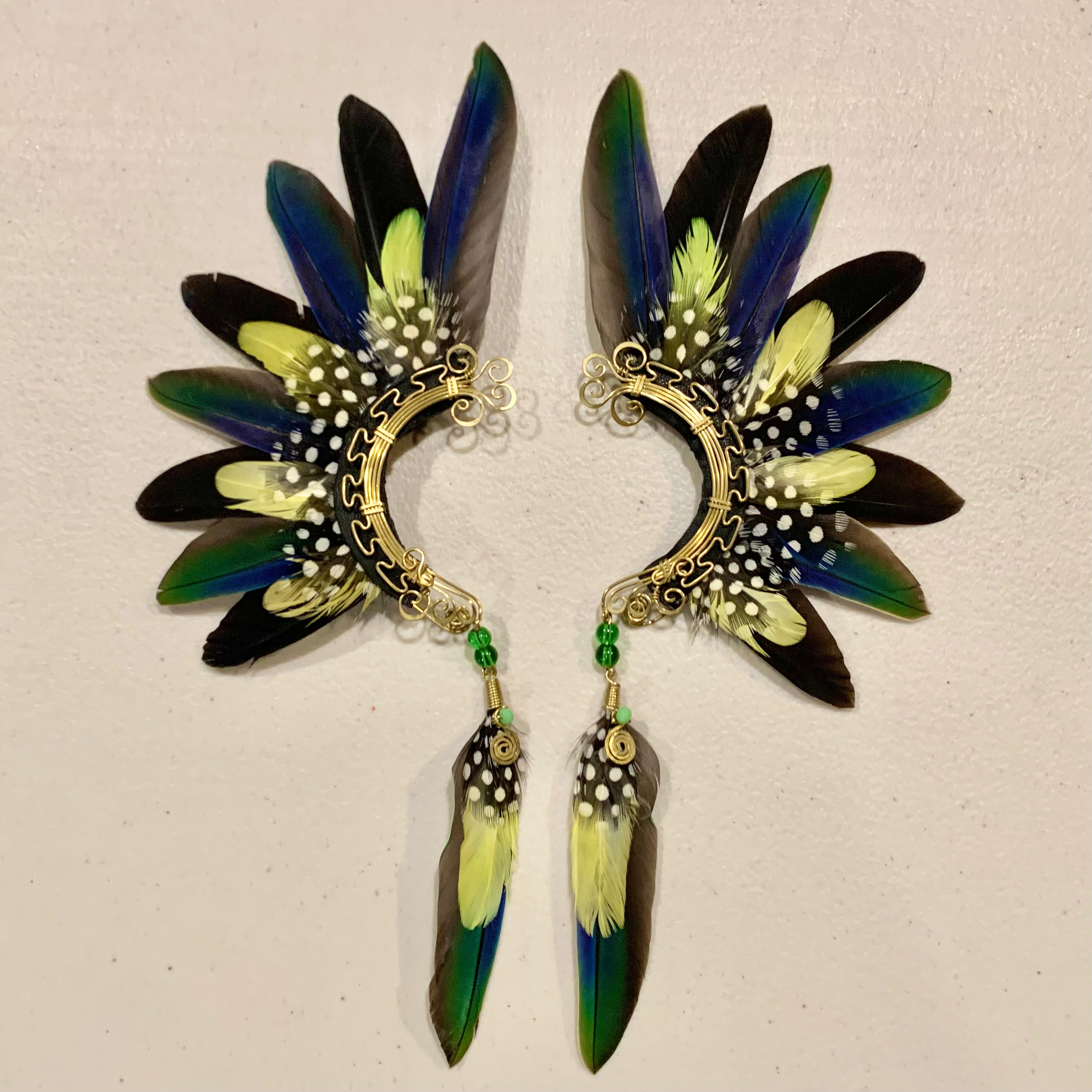 Feather wing cuff Earrings 727