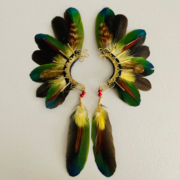Feather wing cuff Earrings 780