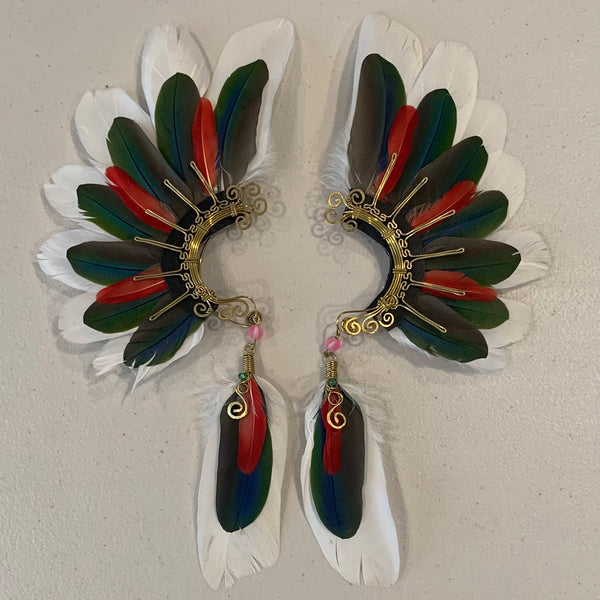 Feather wing Earrings 608