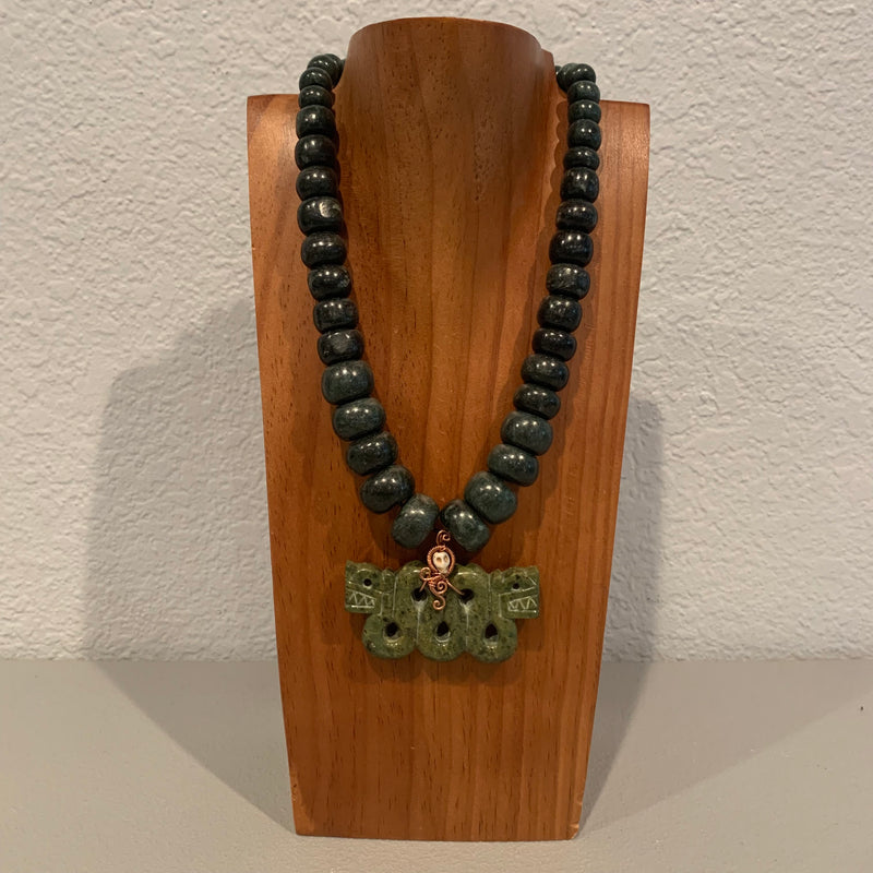 Necklace - Guatamala Jade Quetzalcoatl 35