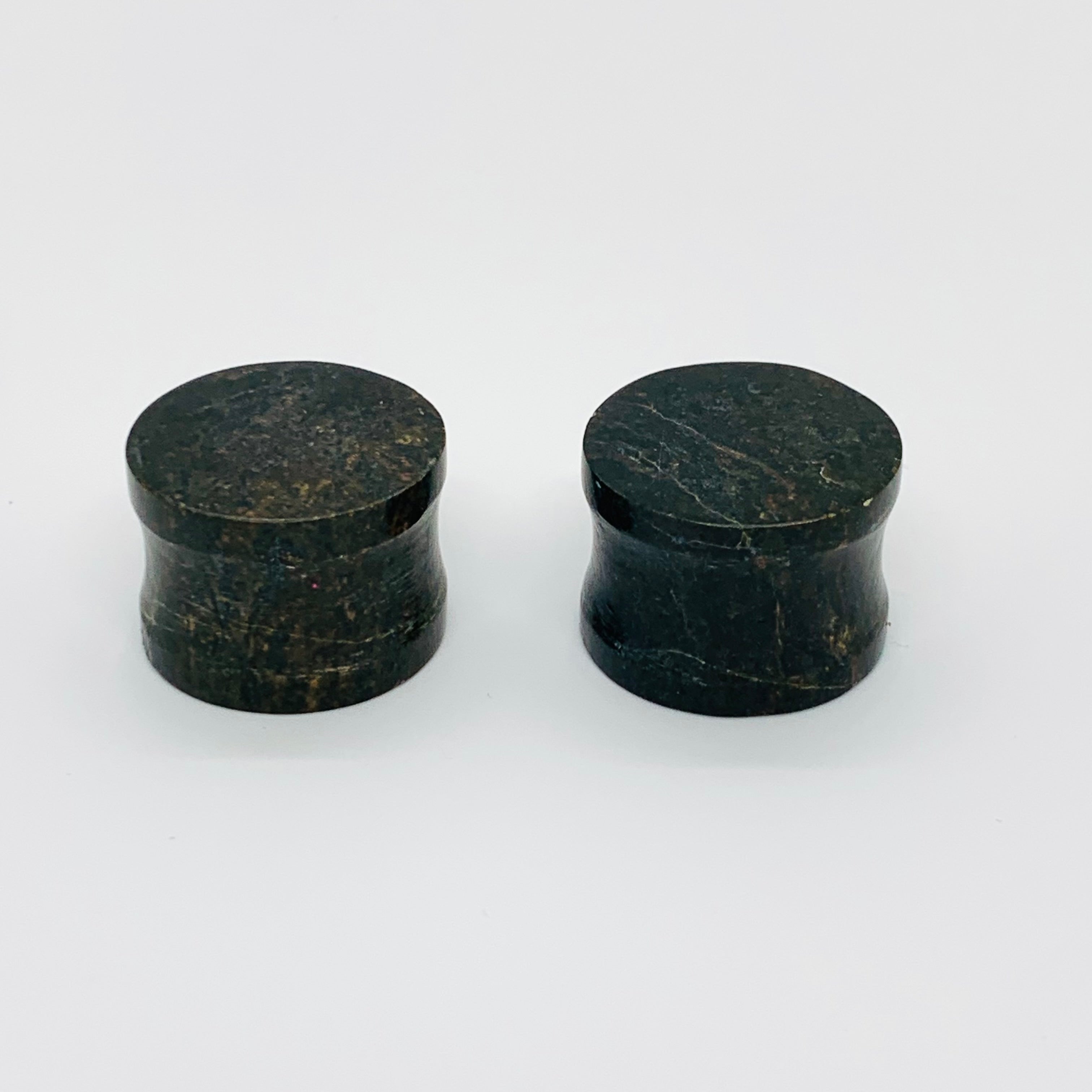Earrings Jade plugs 7/8”