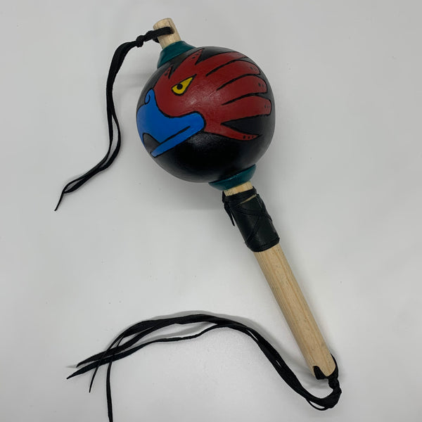 Aztec Dance Rattle painted 19
