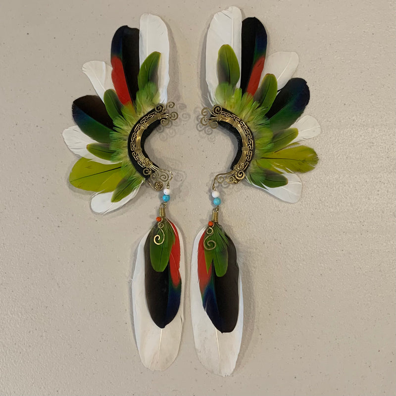 Feather wing Earrings 600