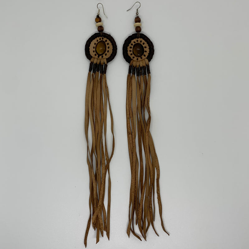 Leather Earrings 19