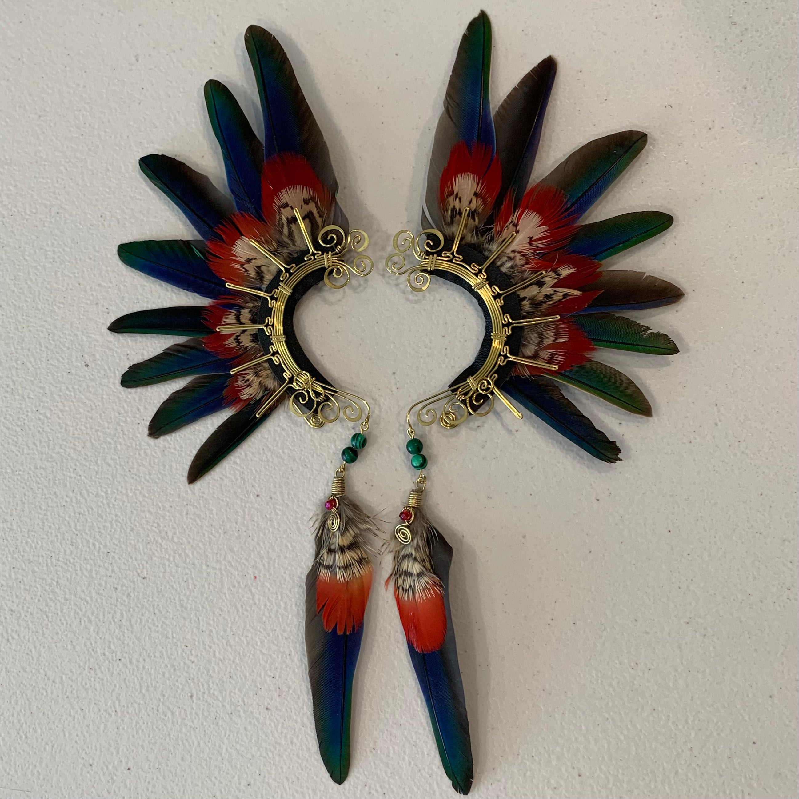 Feather wing Earrings 586