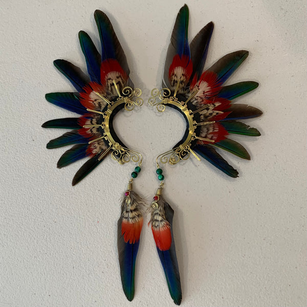 Feather wing Earrings 586