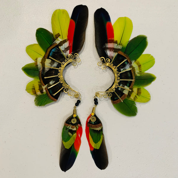 Feather wing Earrings 658