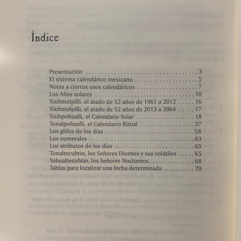 Book - Tonalamatl (Aztec Calendar Handbook) libro de Calendario Azteca