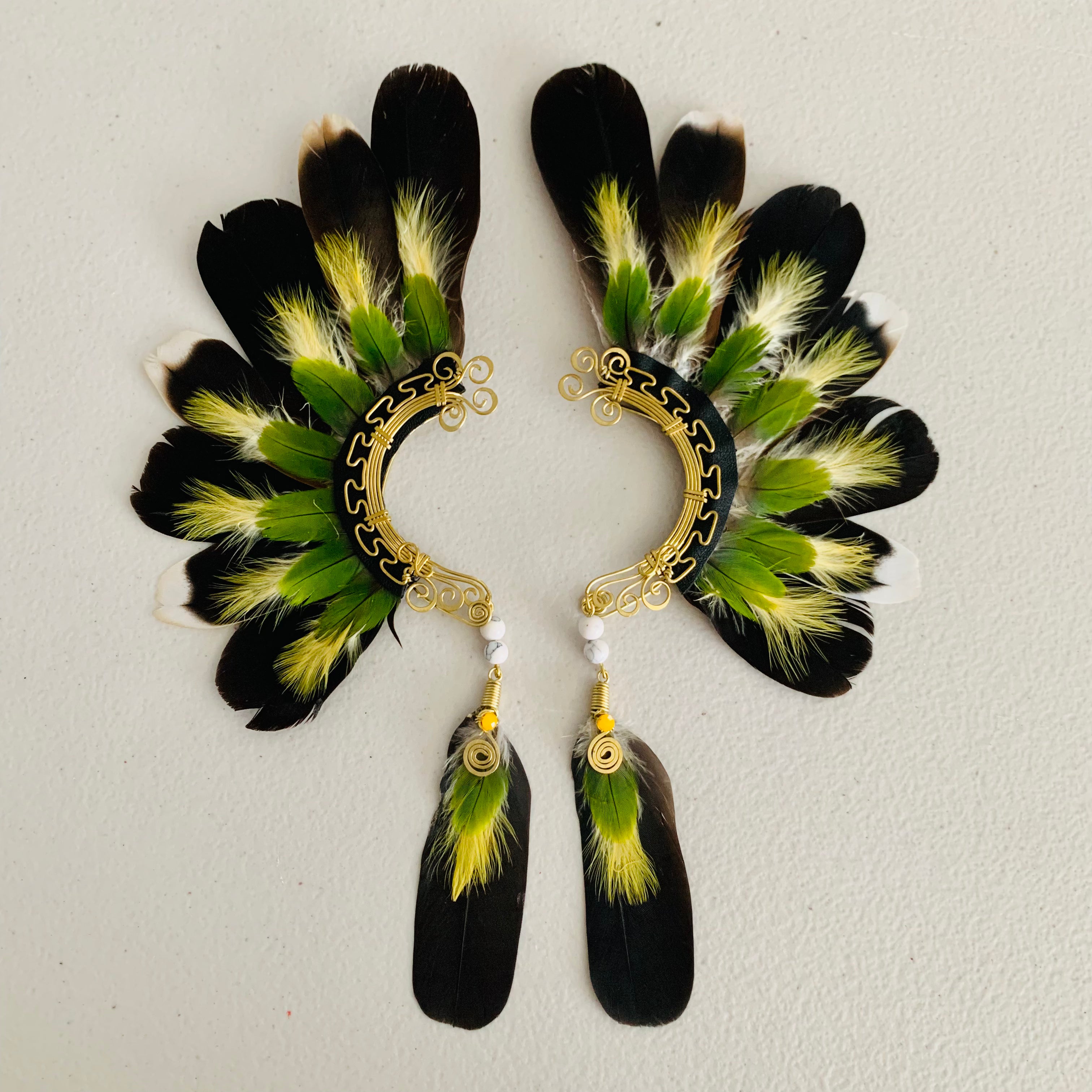 Feather wing cuff Earrings 775