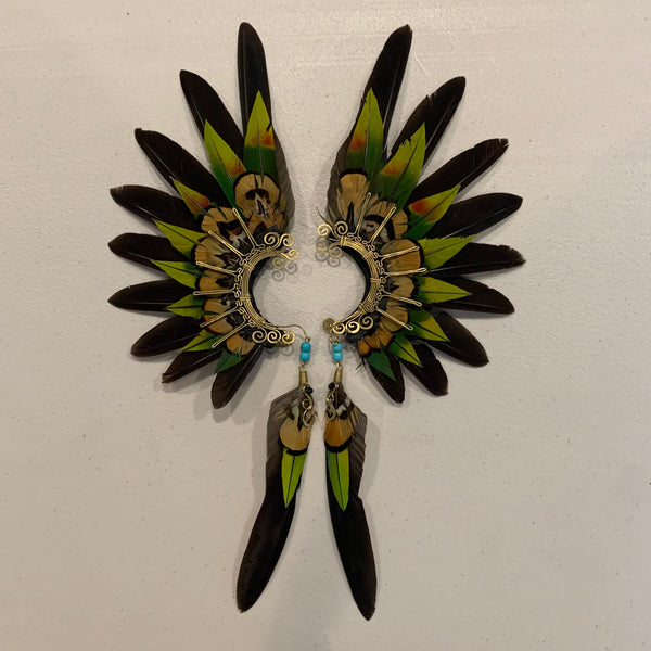 Feather wing Earrings 458