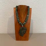 Necklace - Guatamala Jade Mayan Warrior