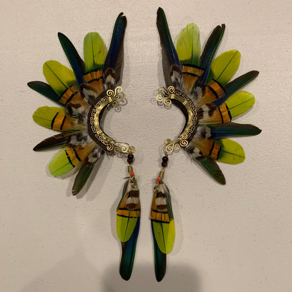 Feather wing Earrings 536