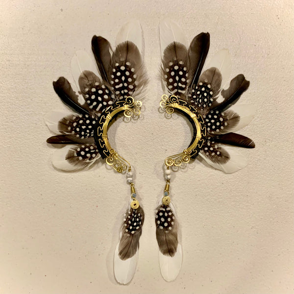 Feather wing cuff Earrings 735