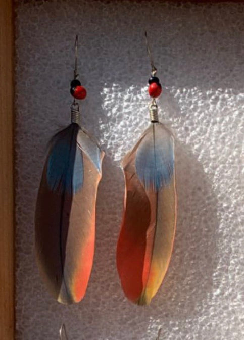 Feather Earrings small