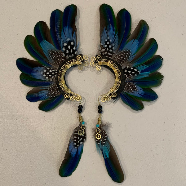 Feather wing Earrings 492