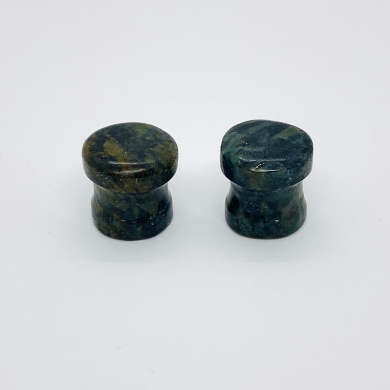 Earrings Jade plugs 1/2”