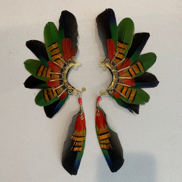 Feather wing Earrings 534