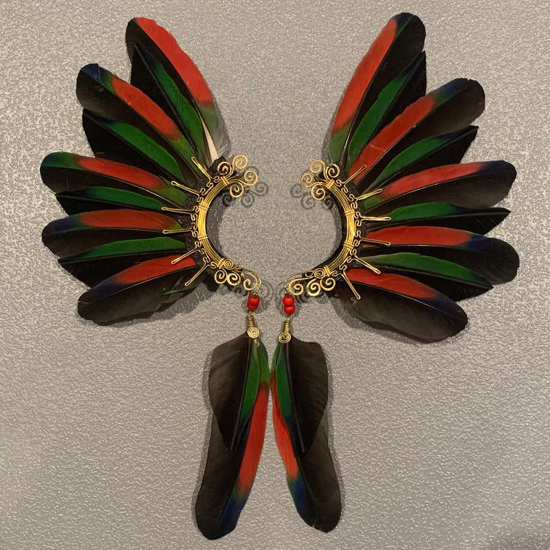 Feather wing Earrings 286