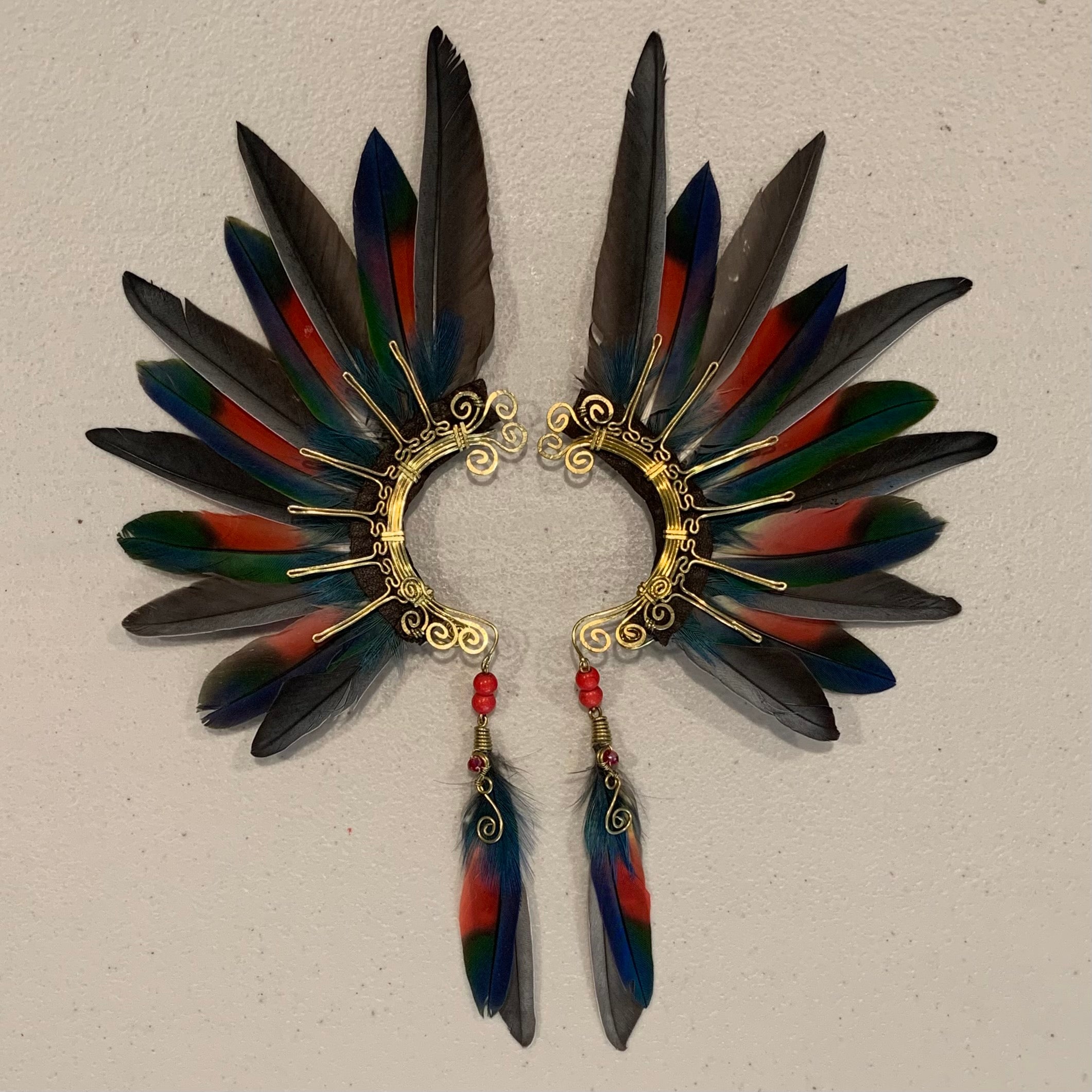 Feather wing Earrings 548