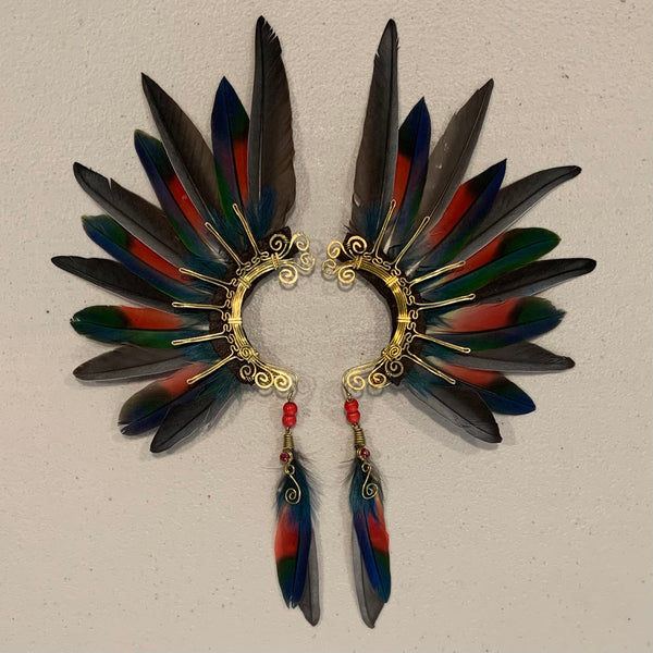 Feather wing Earrings 548