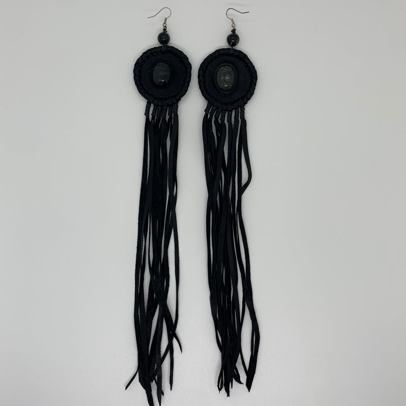 Leather Earrings 30