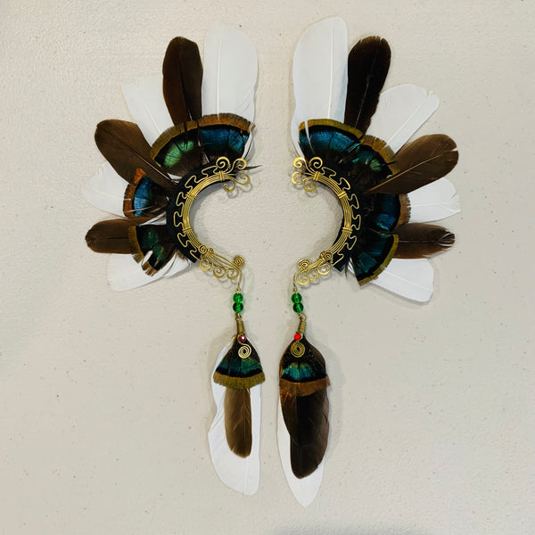 Feather wing Earrings 666