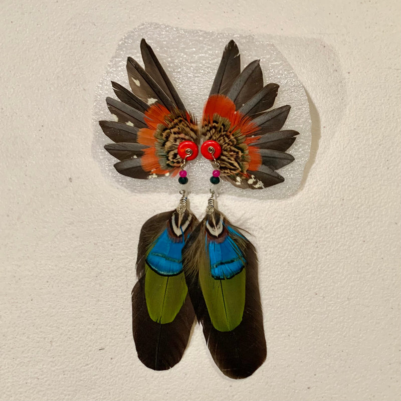 Feather wing Earrings 688