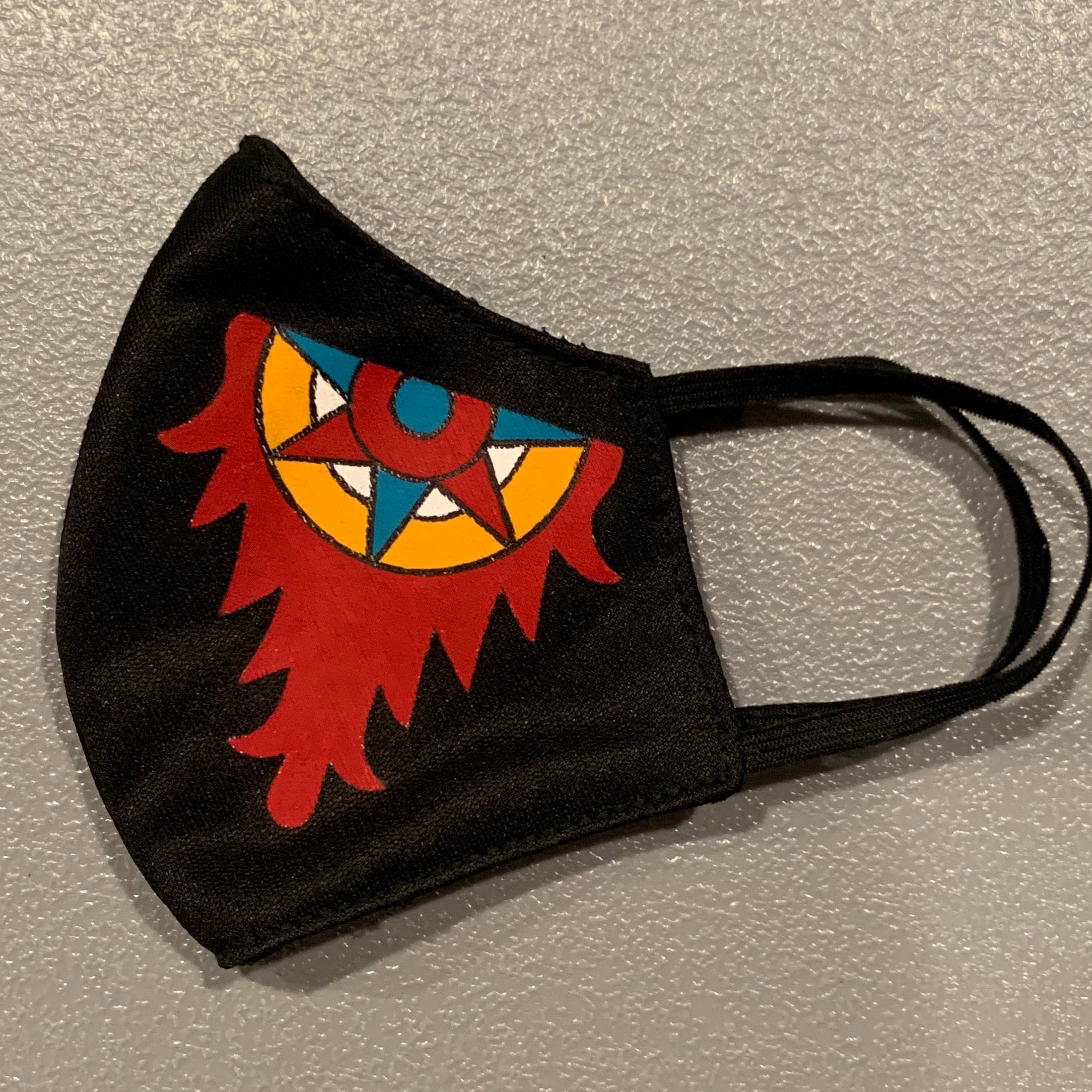 Face mask - hand painted Tonalli | day sign