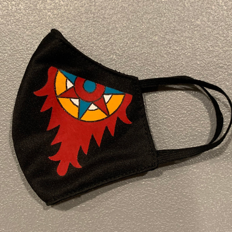 Face mask - hand painted Tonalli | day sign